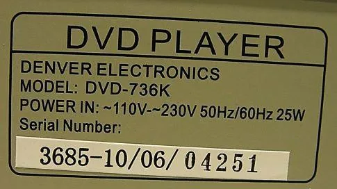 Lettore DVD — foto 2 dell'alert 1218/07