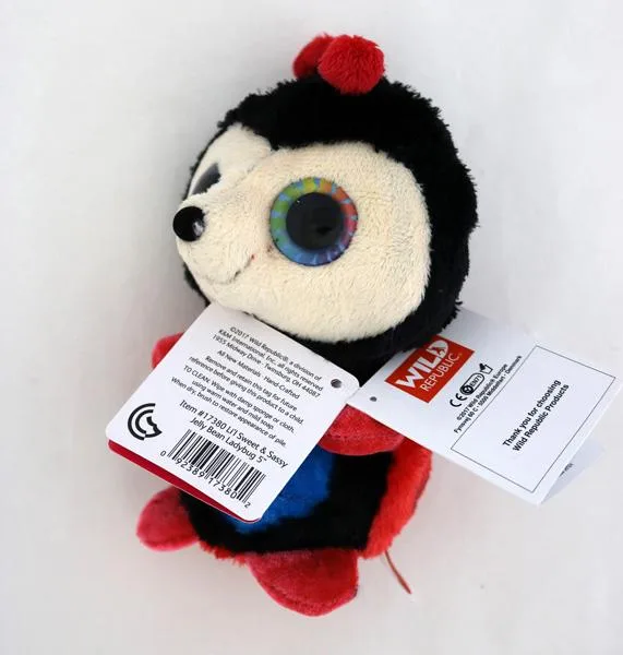 Peluche giocattolo «Li'l Sweet &amp; Sassy Jelly Bean Ladybug 5"» (Wild Republic)