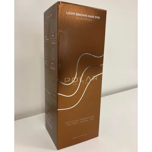Shampoo «Light Brown Hair Dye Shampoo» (Polar Hair Care)