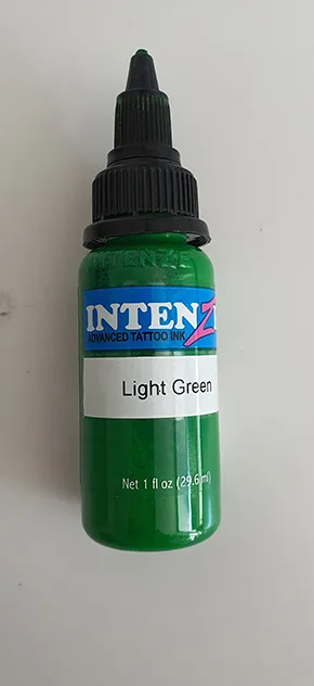 Pigmento del tatuaggio «LIGHT GREEN» (Intenze)