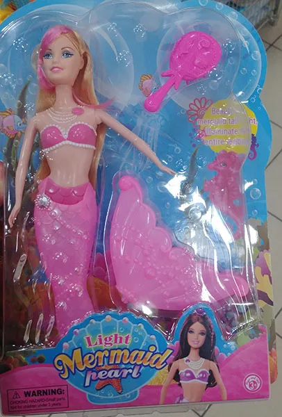 Bambola di plastica «Light Mermaid pearl»