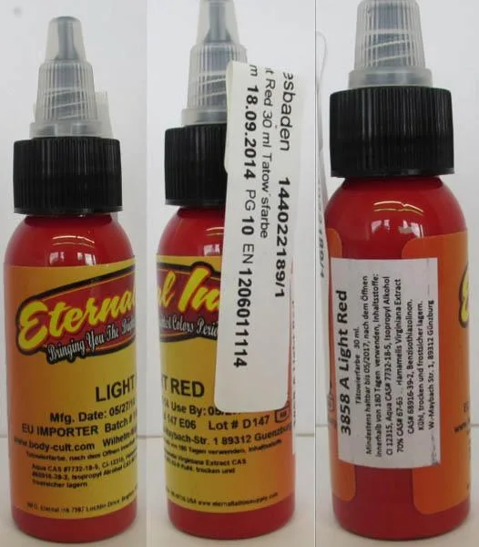 Inchiostro del tatuaggio «Light Red» (Eternal Ink)