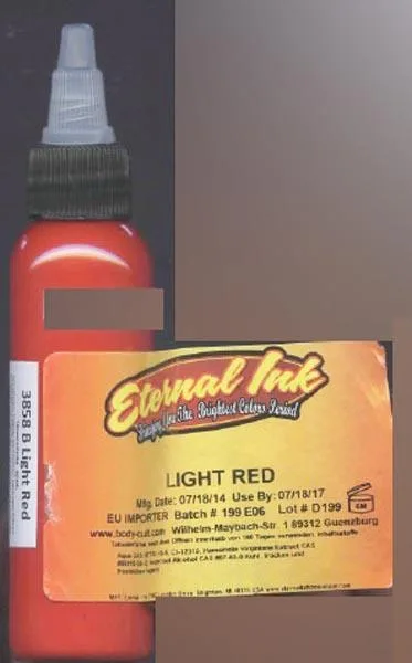 Inchiostro del tatuaggio «Light Red» (Eternal Ink)