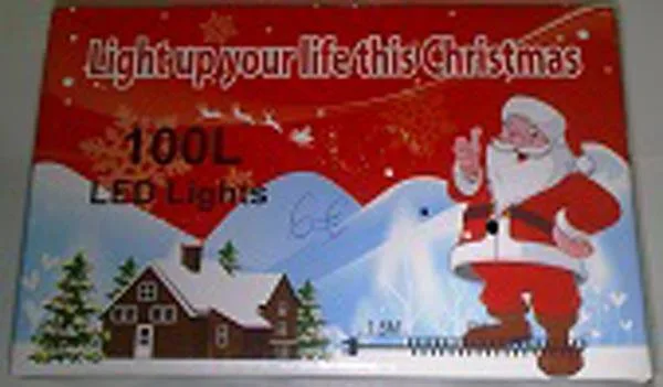 Catena di illuminazione «Light up your life this Christmas,100L LED Lights» — foto 1 dell'alert A12/0487/15