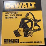 Maschera respiratoria «Light weight full face mask respirator» (Dewalt)