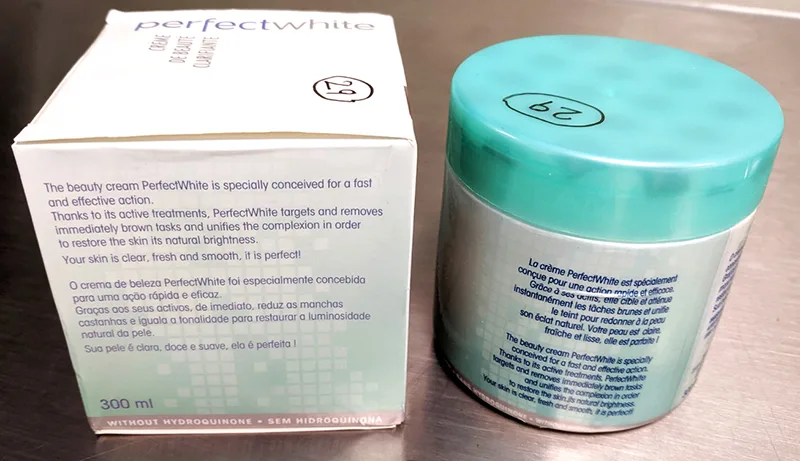 Prodotto schiarimento della pelle «Lightening beauty cream» — foto 2 dell'alert A12/00082/19