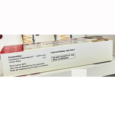 Crema schiarente per la pelle «lightening body &amp; face cream» (White Secret)