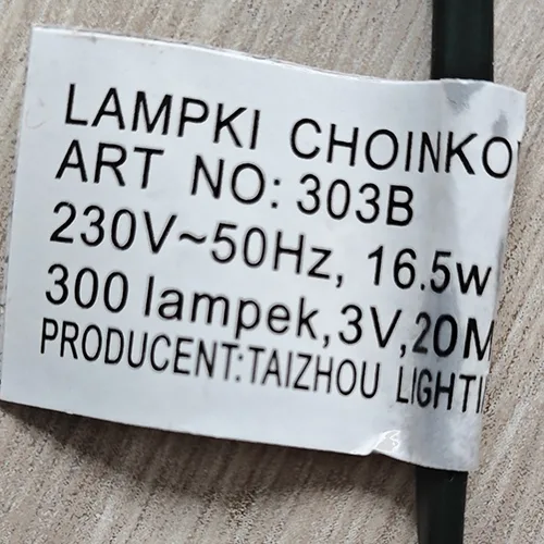 Catena di illuminazione «Lighting chain» — foto 3 dell'alert SR/02316/25