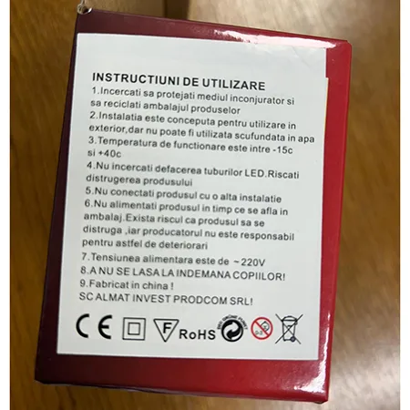 Catena di illuminazione «Lighting equipment» (ALMT)