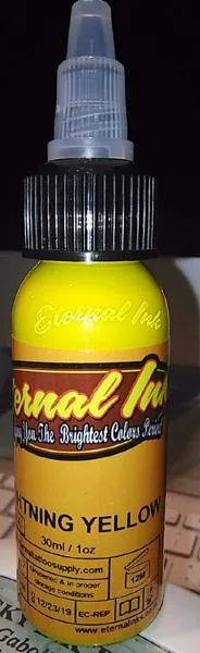 Inchiostro del tatuaggio «Lightning Yellow» (Eternal Ink)