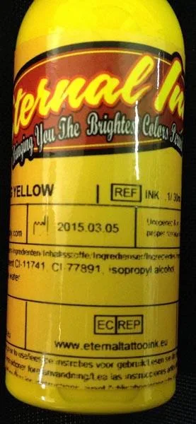 Inchiostro del tatuaggio «Lightning Yellow» (Eternal Ink)