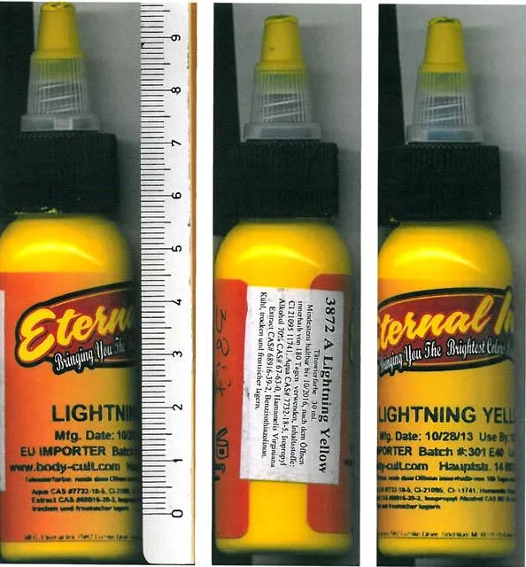 Inchiostro del tatuaggio «Lightning Yellow» (Eternal Ink)
