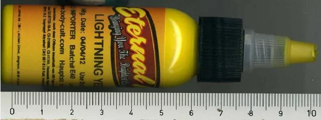 Inchiostro del tatuaggio &amp; #13; &amp; #13; «Lightning Yellow» — foto 2 dell'alert A12/1774/12