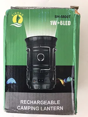 Luce da campeggio nera «Lilys Camping light» — foto 2 dell'alert A12/00986/23