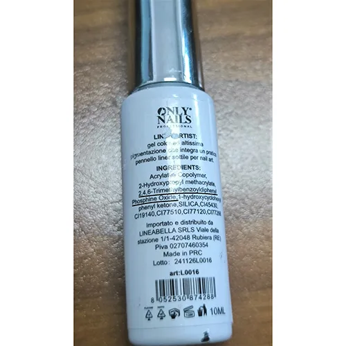 Smalto per unghie in gel «Liner Artist» — foto 4 dell'alert SR/04199/25