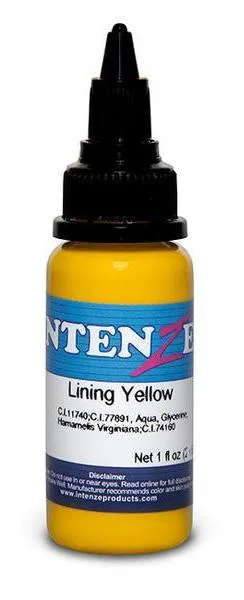 Inchiostro del tatuaggio «Lining yellow» (Intenze)