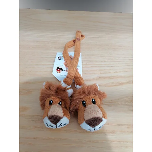 Detentore del succhietto «Lion Dummy Clip Pack of 2 Dummy Chain 360 Degrees Dummy Holder Safari of Angels Dummy Clip» (Safari of Angels)
