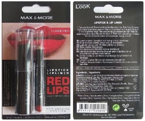 Set rossetto «Lipstick Lipliner - Red Lips» — foto 1 dell'alert A12/0806/17
