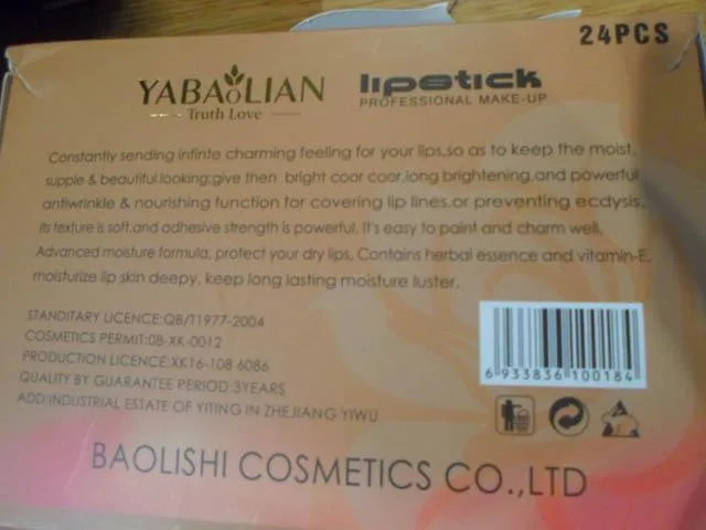 Rossetto «Lipstick professional make-up» (Yabaolian Truth Love)