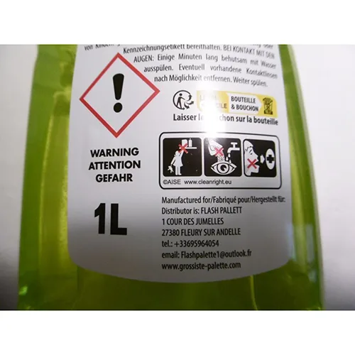 Detergente liquido «Liquide vaiselle» — foto 4 dell'alert OR/00137/25