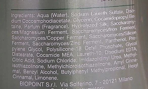 Shampoo «Lisco assoluto» — foto 2 dell'alert A12/02897/23