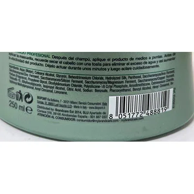 Maschera per capelli «Liso Total Mascarilla» — foto 3 dell'alert SR/03790/24