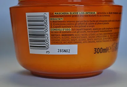 Maschera per capelli «Liss intense maschera disciplinate» — foto 3 dell'alert A12/01086/23