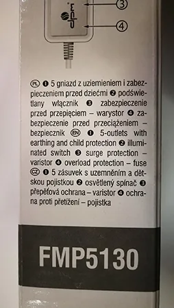 Piombo di estensione «Listwa ochronna 5-gniazdowa» — foto 4 dell'alert A12/00077/21
