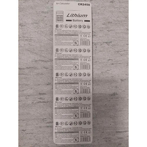 Batterie a bottone «Lithium battery» — foto 2 dell'alert SR/04513/25