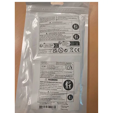 Batterie a bottone «Lithium cell» — foto 2 dell'alert SR/04178/25
