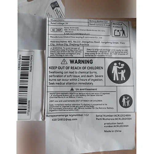 Batterie a bottone «Lithium» — foto 1 dell'alert SR/00205/26