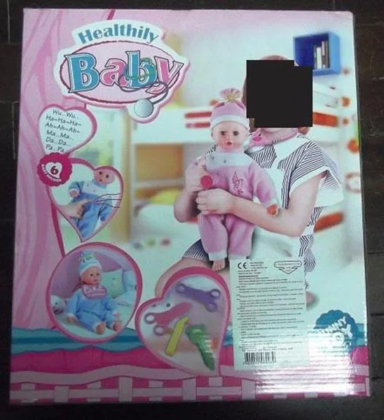 Bambola di plastica «Little Baby Doll» (Funny Toy)