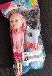 Bambola di plastica con cavallo «Little horse + Doll» — foto 2 dell'alert A12/01913/20
