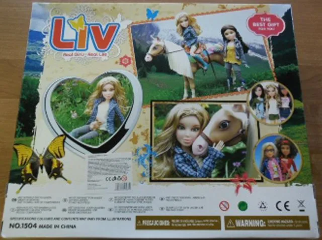 Bambola di plastica con cavallo «Liv» — foto 3 dell'alert A12/0606/14