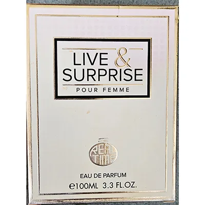 Profumo «Live &amp; Surprise» (REAL TIME)