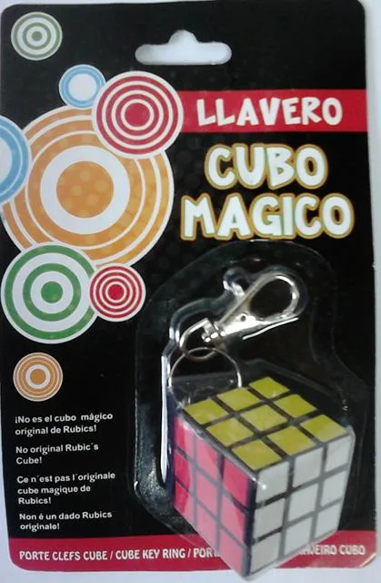 Portachiavi «Llavero cubo magico (magic cube keychain)» (Unknown)