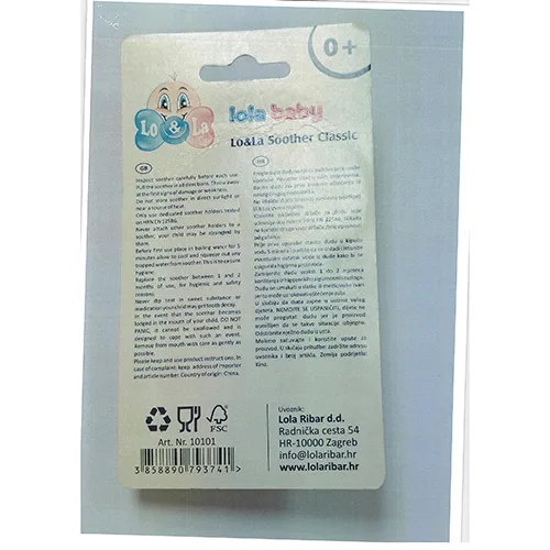 Succhietto «Lo&amp;La Soother Classic 0+» — foto 2 dell'alert SR/00605/25