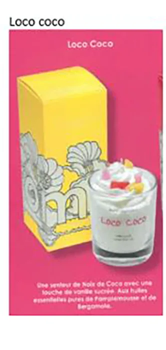 Candela decorativa «Loco Coco» (Bomb Cosmetics)