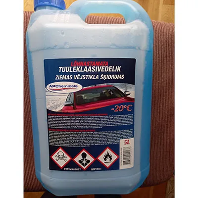 Liquido lavavetri «Lohnastamata, Tooleklaasivedelik Ziemas Vejstikla Škidrums» — foto 1 dell'alert SR/00826/25