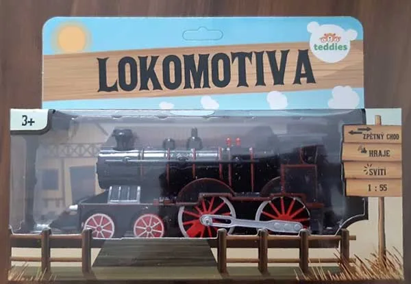 Giocattolo a batteria «Lokomotiva/Vlak»