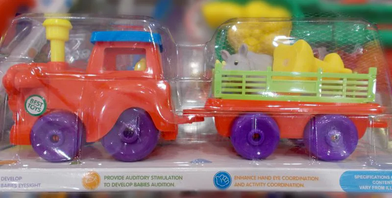 Giocattolo di plastica «Lokomotywa» (TOYS GROUP)