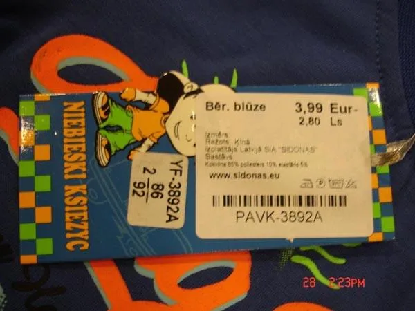 T-shirt «Long Beach» (NIEBIESKI KSIEZYC)