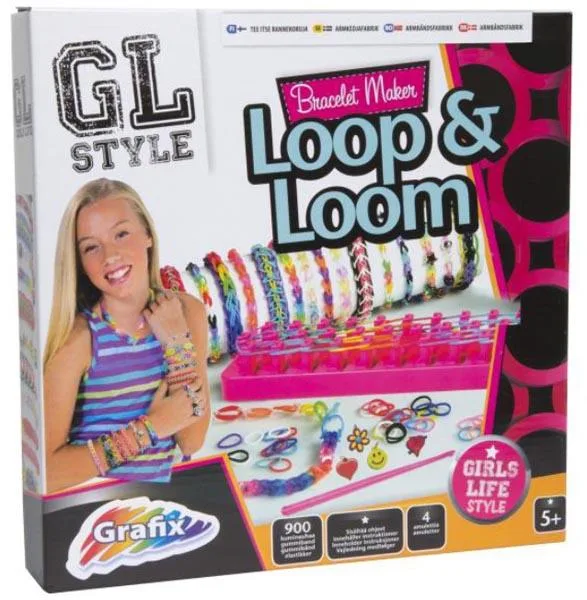 Kit di Loomband «Loop & Loom Bracelet Maker» — foto 3 dell'alert A12/1405/16