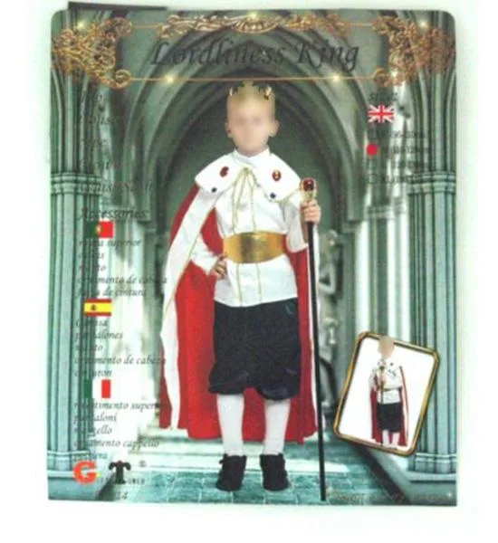 Costume da sposa per bambini «Lordliness king» (Gift Tower)