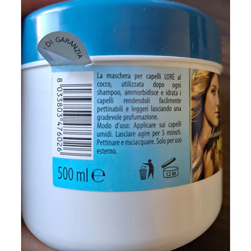 Maschera per capelli «Lorè» — foto 3 dell'alert SR/02704/25