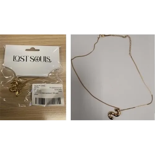 Collana «Lost Souls ‘S’ Initial Necklace» — foto 1 dell'alert SR/00872/26