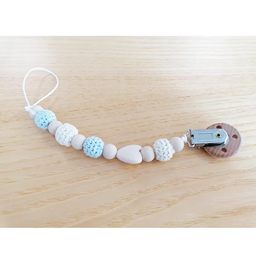 Supporto del succhietto del bambino «Love Baby Blue Soother Clip» — foto 2 dell'alert A12/00715/24