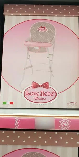 Seggiolone per bambole «Love Bebe boutique» (Dimian)
