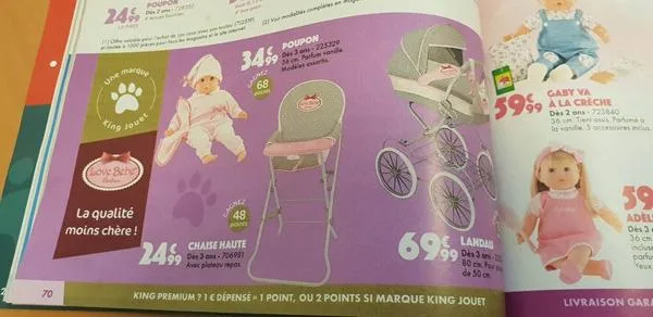 Seggiolone per bambole «Love Bebe boutique» — foto 2 dell'alert A12/0211/19