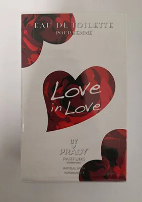 Eau de toilette «Love in love» (Prady Parfums)